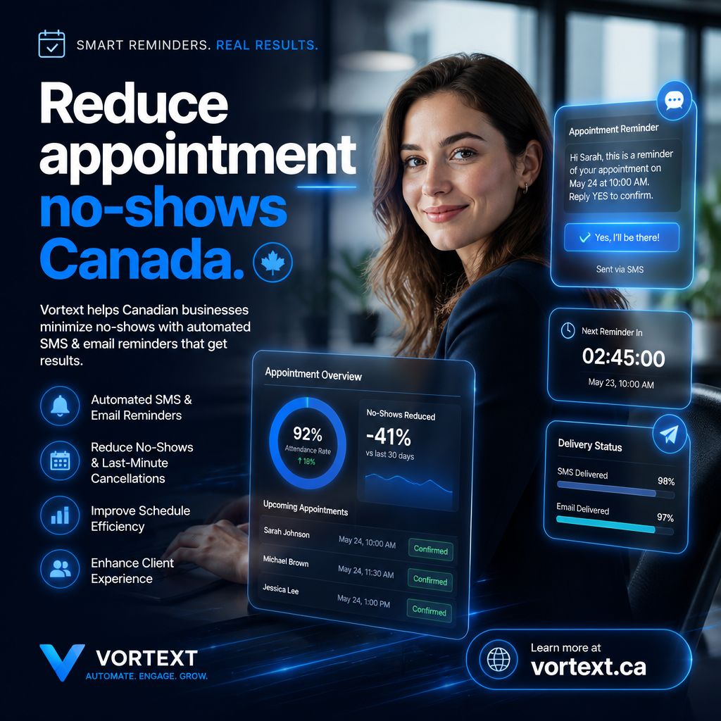 Reduce appointment no-shows Canada
